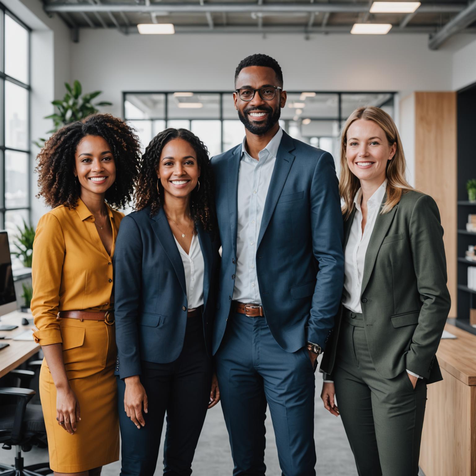 The EventCraft creative team in their studio